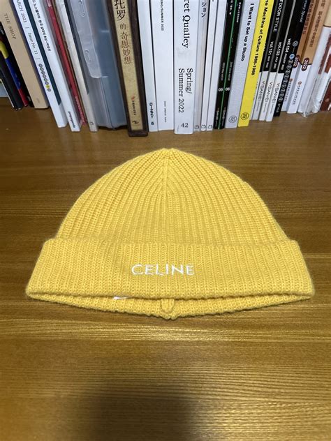 celine hat beanie|celine dad hat.